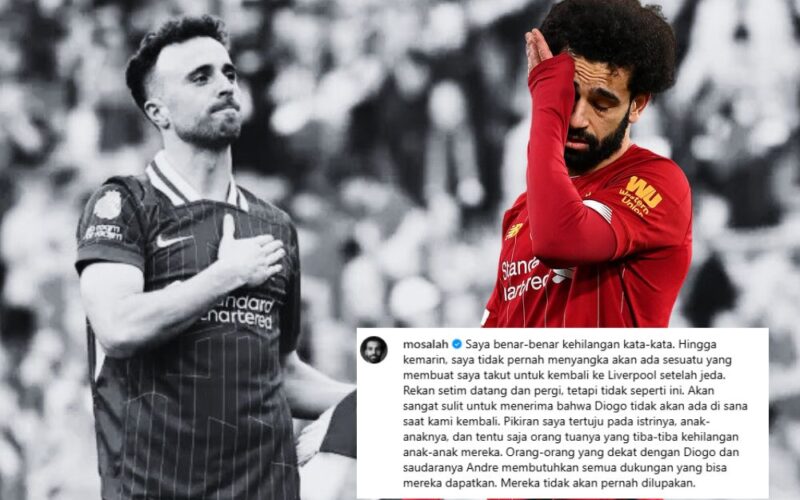 Duka Mohamed Salah Berduka atas kepergian Diogo Jota