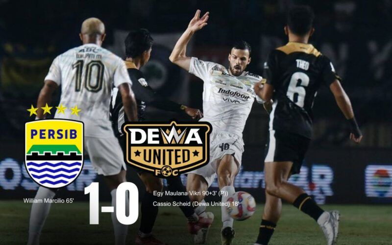 Persib vs Dewa United