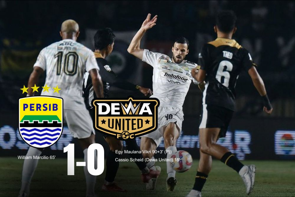 Persib Bandung Ditahan Imbang Dewa United, Gagal ke Final Piala Presiden 2025