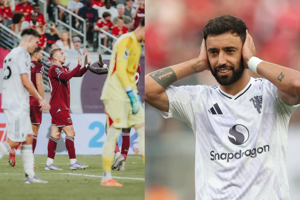 Pertandingan MU vs Westham di Premier League Summer Series AS