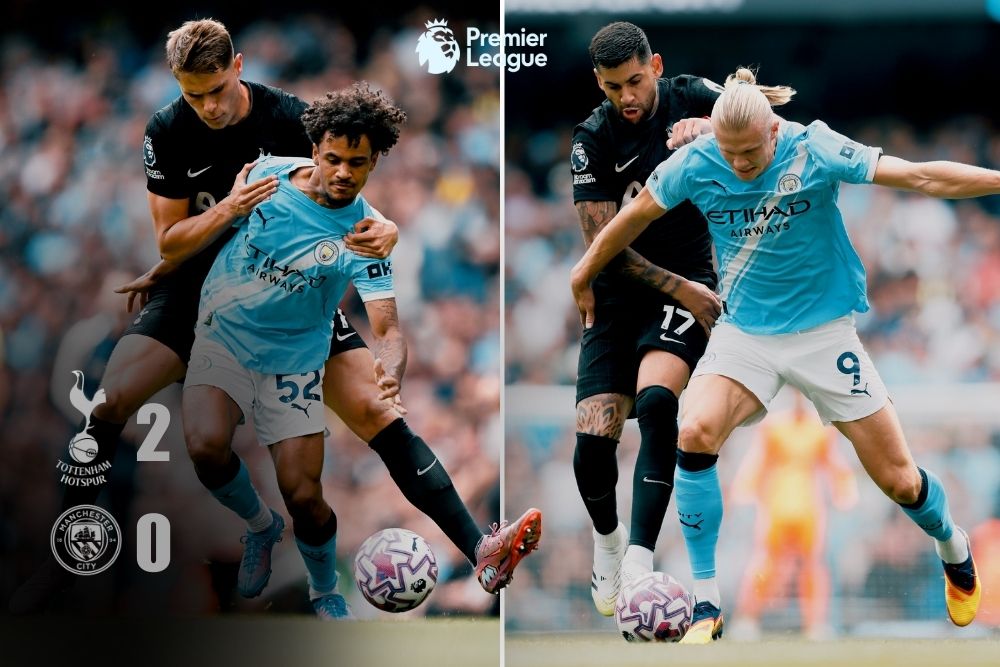 Tottenham Hotspur Pecundangi Manchester City dengan Kemenangan Telak 2-0