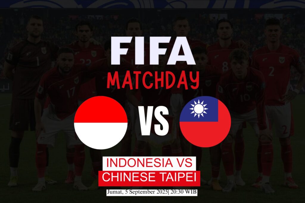 Pertandingan Timnas Indonesia vs China Taipei di FIFA Matchday 2025