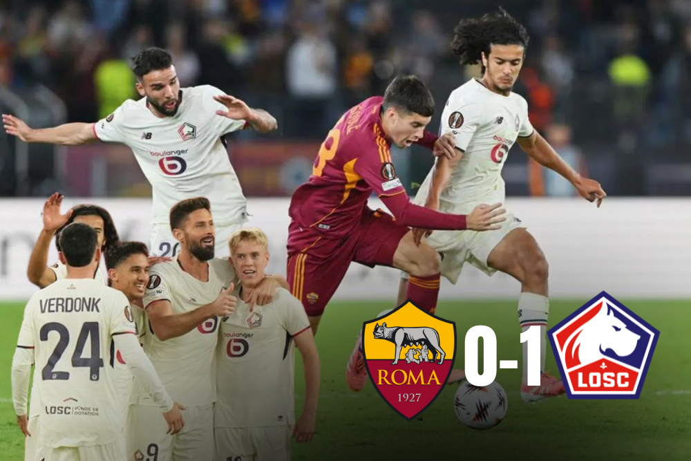 Calvin Verdonk Bawa Lille Tundukkan AS Roma 1-0 di Liga Europa