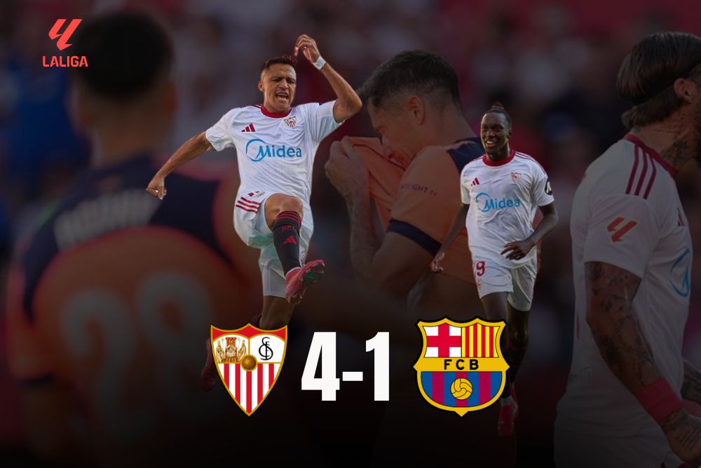 Barcelona Dilumat Sevilla 1-4 di La Liga
