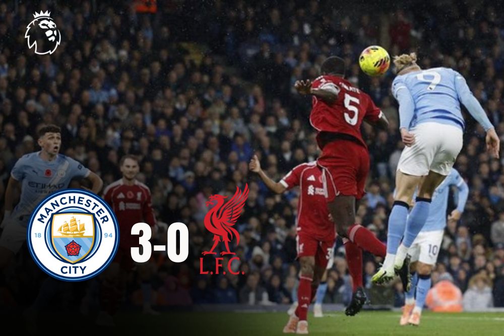 Manchester City Bantai Liverpool 3-0 di Etihad Stadium