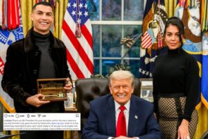 Cristiano Ronaldo Bertemu Donald Trump di Gedung Putih, Bahas Perdamaian dan Bisnis?