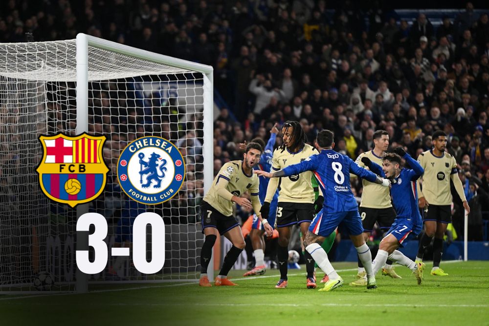 Memalukan, Barcelona Dibantai 3-0 Oleh Chelsea di Stamford Bridge