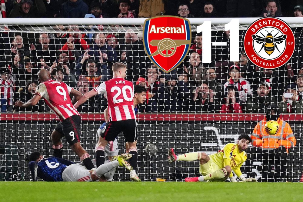 Brentford Tahan Imbang Arsenal 1-1, The Gunners Terpeleset di Gtech Community