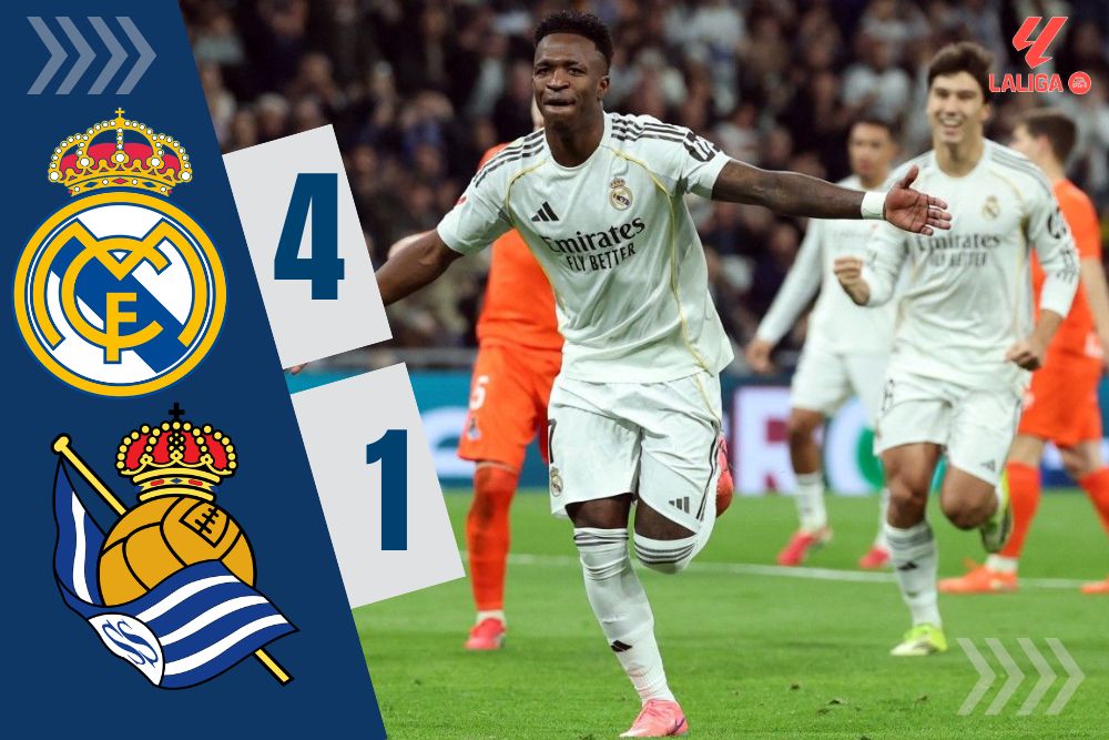 Los Blancos Rebut Takhta! Arbeloa Hancurkan Sociedad 4-1, Singkirkan Barca dari Puncak