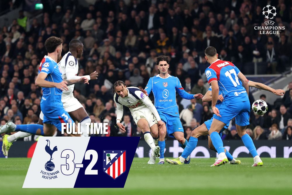Tottenham Drama 3-2 Atletico: Agregat 5-7, Simeone Tertawa Terakhir!/ foto by matador168