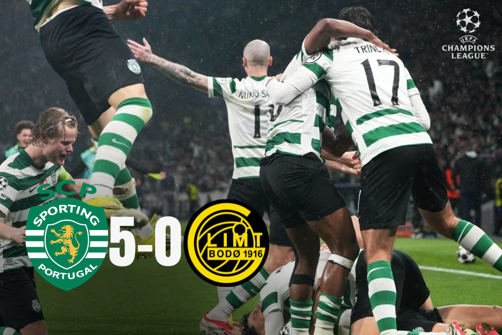 Comeback 5 Gol, Sporting Hancurkan Mimpi Cinderella Bodo/Glimt di Lisbon!