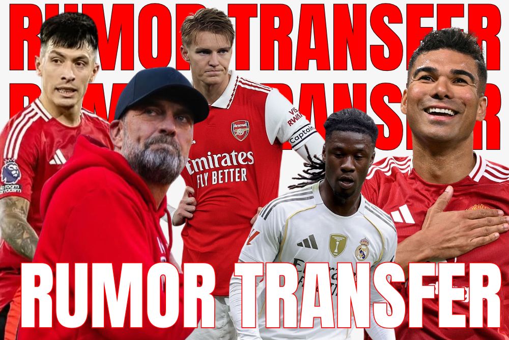 Rumor Transfer Panas: Ødegaard ke MU, Casemiro Diperpanjang, Klopp Bicara Investasi, Inter Tikung Camavinga, Barca Incar Martinez photo by Matador168 studio