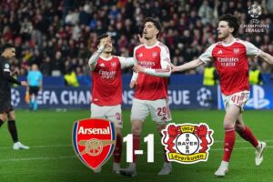 Arsenal Ditahan Imbang 1-1 Bayer Leverkusen, Penalti Havertz Selamatkan The Gunners/ foto by matador168 studio