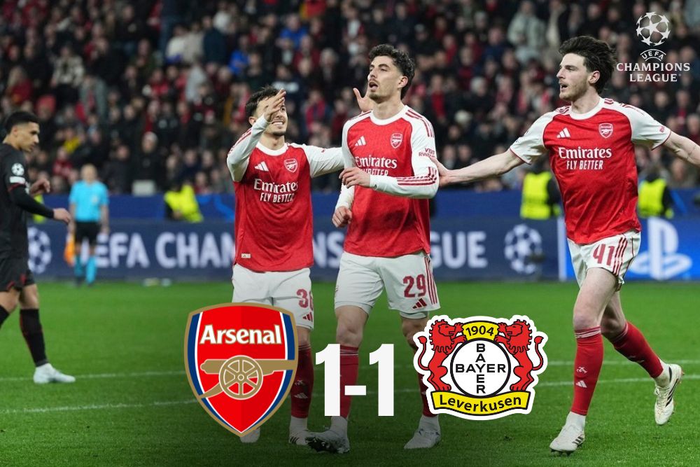 Arsenal Ditahan Imbang 1-1 Bayer Leverkusen, Penalti Havertz Selamatkan The Gunners/ foto by matador168 studio