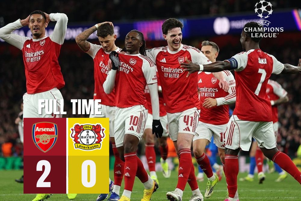 Eberechi Eze Hancurkan Leverkusen, Arsenal Lolos Dramatis ke Perempat Final!