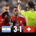 Argentina Dibantu Kartu Merah, Tundukkan Swiss 2-1 Setelah Bermain 11 Lawan 10 di Perempat Final Piala Dunia 2026
